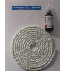 3mm Stove Rope & Glue Kit 2.5m